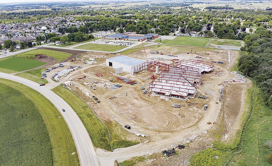 Harvest Intermediate School from above